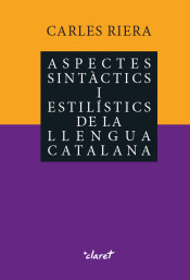 Portada de Aspectes sintàctics i estilístics de la llengua catalana